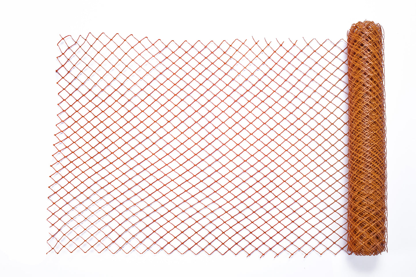 High Density Polyethylene (HDPE) Diamond Link Safety Fence, 50 ft. Length x 4 ft. Width