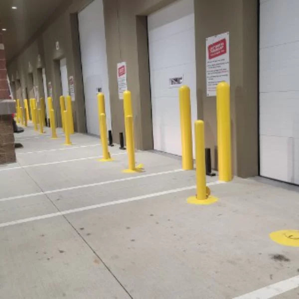 4.5″ OD Heavy-Duty Removable Locking Steel Bollard x 36″ H