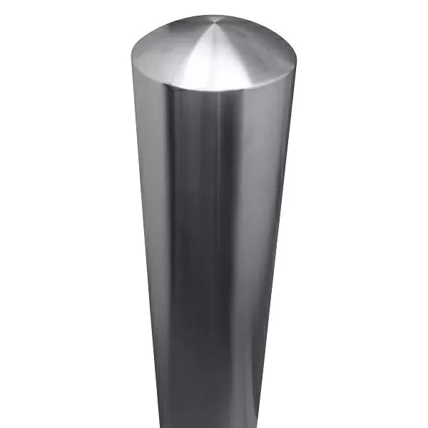 Stainless Steel Bollard Cover, 4.5” OD x 40”