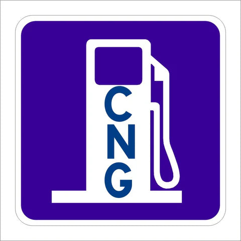D9-11A Compressed Natural Gas (Symbol) Sign
