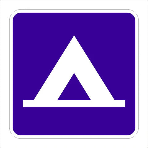 D9-3 Camping (Tent Symbol) Sign