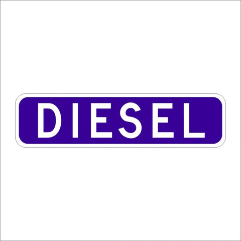 G66-12A (CA) Diesel Sign