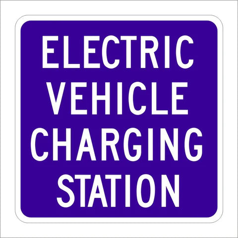 G66-21 (CA) Electric Vehicle Charging Station Sign