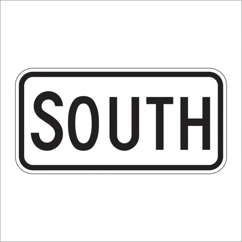 M3-3 South Directional Auxiliary Sign
