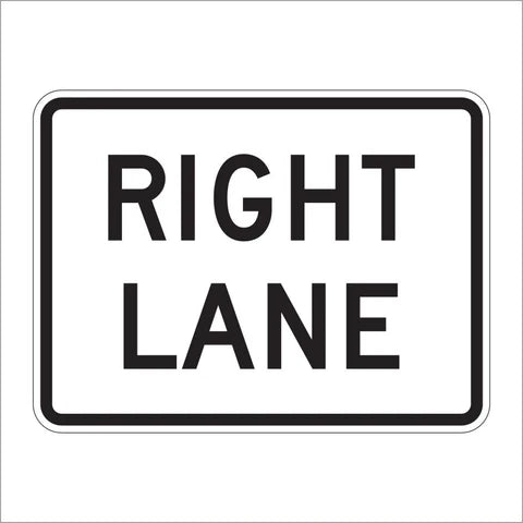 M5-6 Right Lane Sign