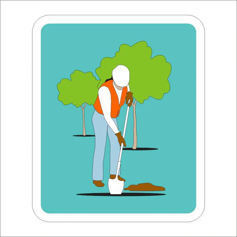 S32-3 (CA) Tree Planting (Symbol) Sign