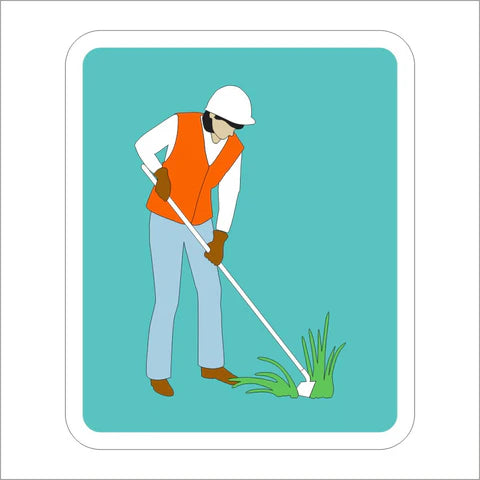 S32-5 (CA) Vegetation Control (Symbol) Sign