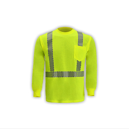TL125C-2 - High Viz Long Sleeve Jersey T-shirt