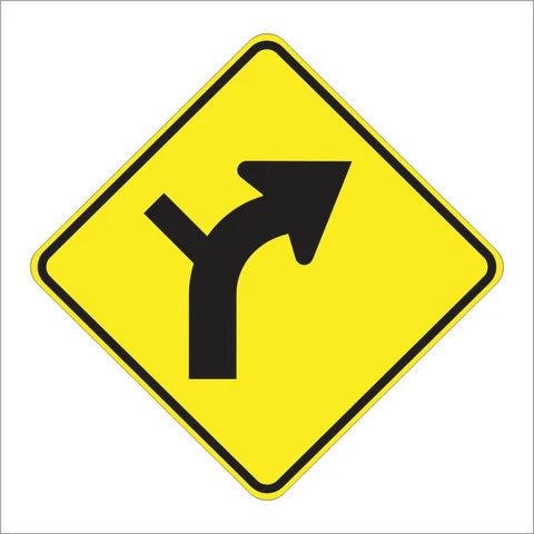 W1-10 Horizontal Alignment Sign