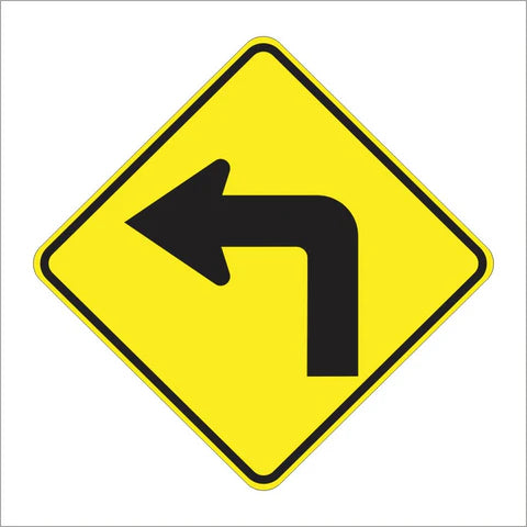 W1-1 Turn Symbol Sign