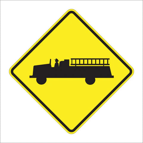 W11-8 Emergency Vehicle Sign