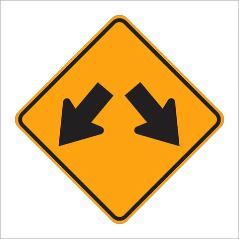 W12-1 Double Arrow Sign