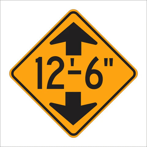 W12-2 Low Clearance Sign