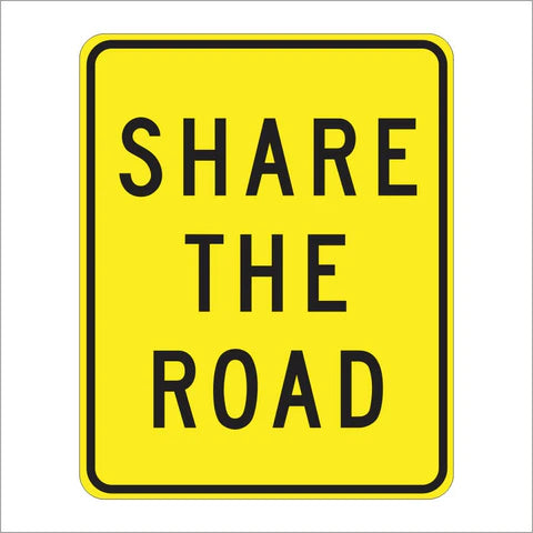 W16-1P Share the Road Sign