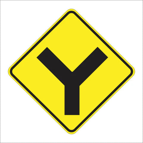 W2-5 Y Intersection Sign