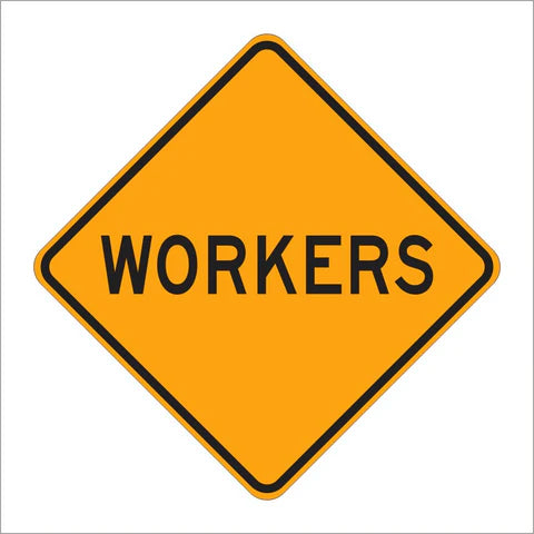 W21-1 Workers Sign