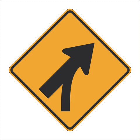 W4-5 Entering Roadway Merge Sign