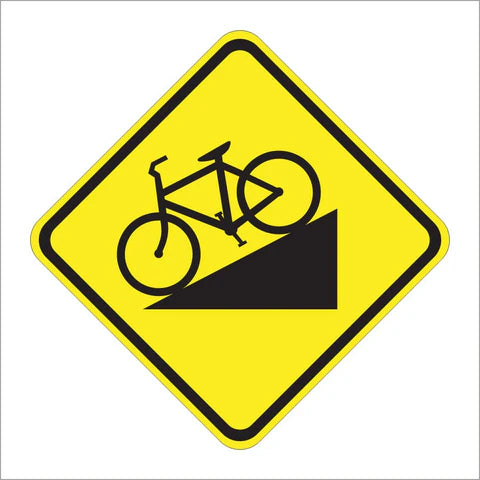 W7-5 Hill (Bicycle) Sign