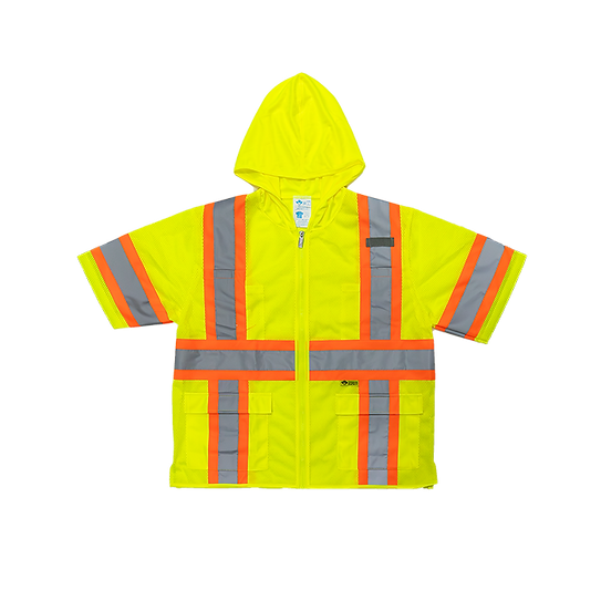 HM7148C-3 - Hooded Mesh Vest