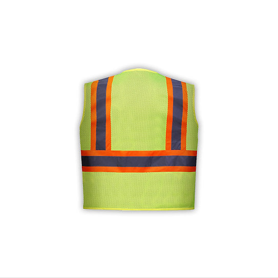 570ORC-2 - Orange Contrast Two Tone Vest