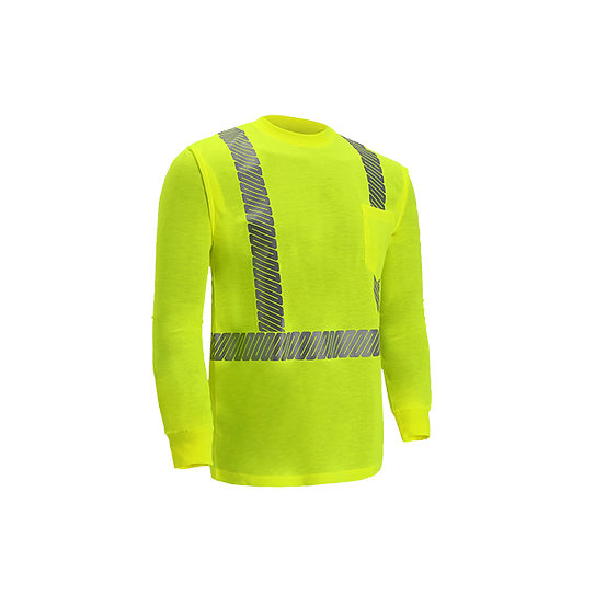 TL125C-2 - High Viz Long Sleeve Jersey T-shirt