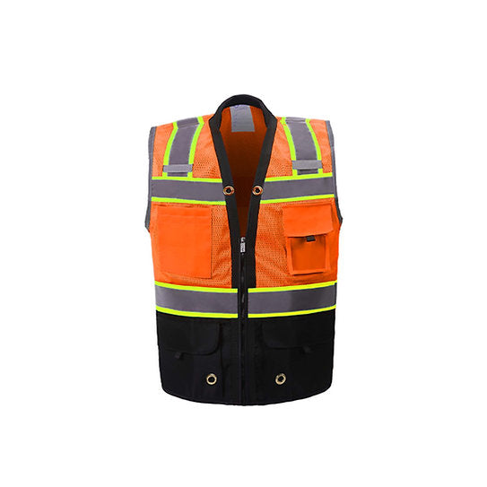 SV344BKC-2- Black Premium Surveyor Vest