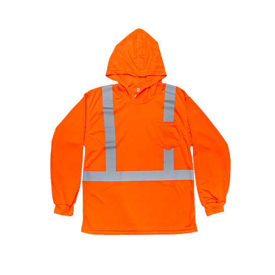 HTLB123C-2 - Hooded Long Sleeve T-shirt