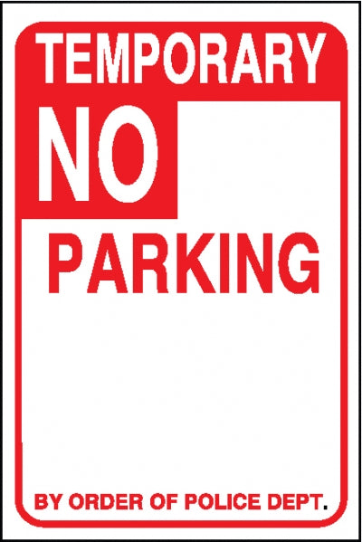 Temporary No Parking