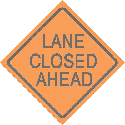 Lane Closed Ahead