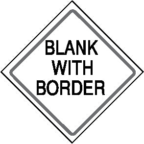 Blank With Border/ White