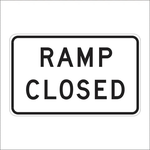 C2 (CA) Alternate Ramp Closed Sign