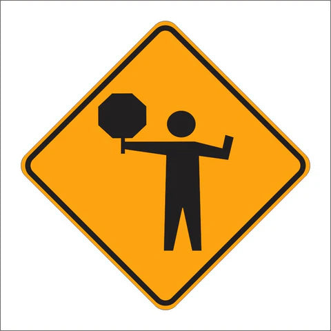 C9A (CA) Flagger Symbol Sign