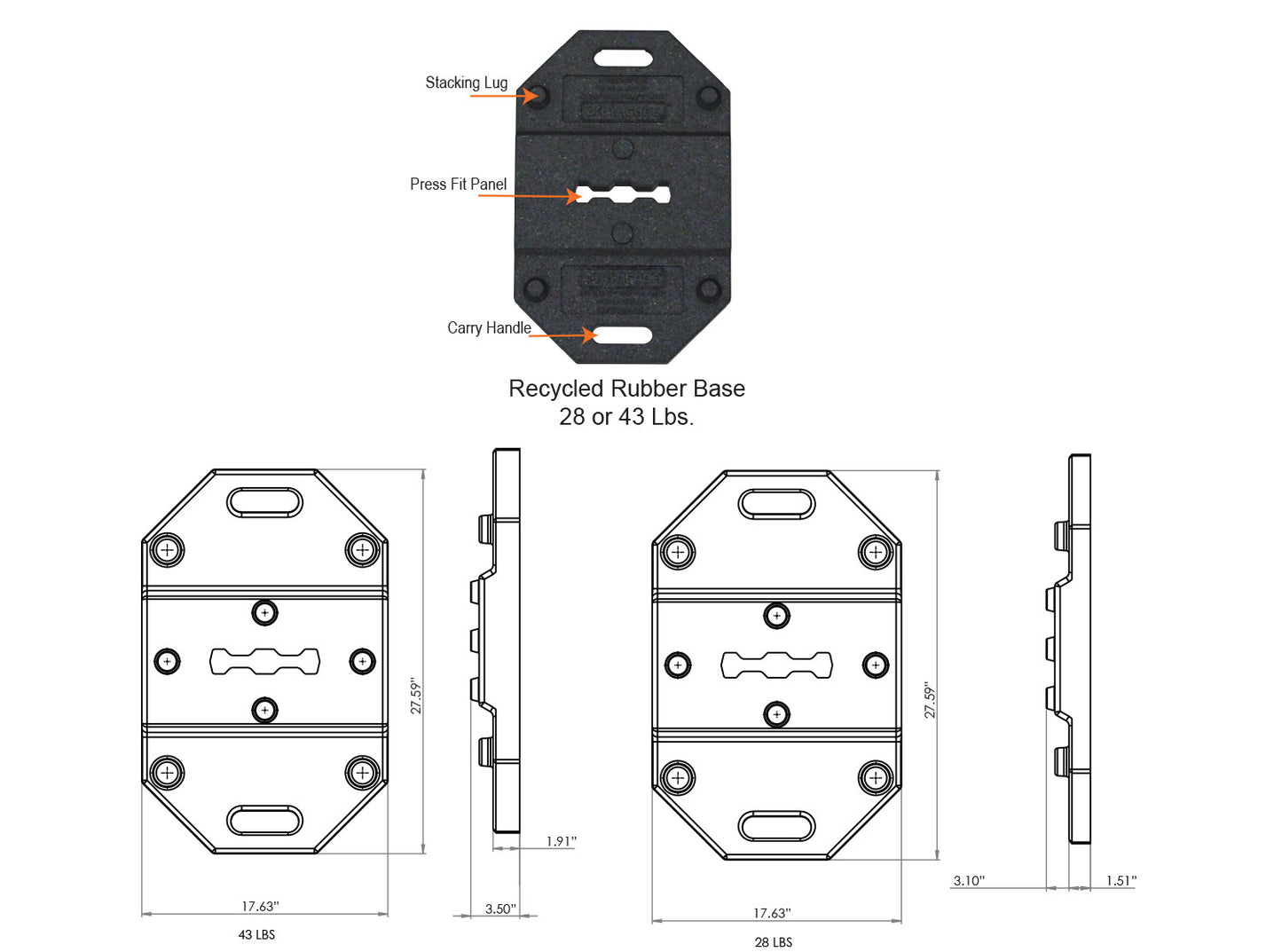 Crosscade™ Pedestrian Crosswalk Signs