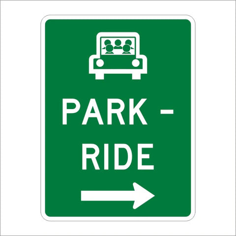 D4-2 Park and Ride Sign