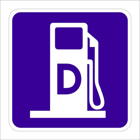 D9-11 Diesel (Symbol) Sign