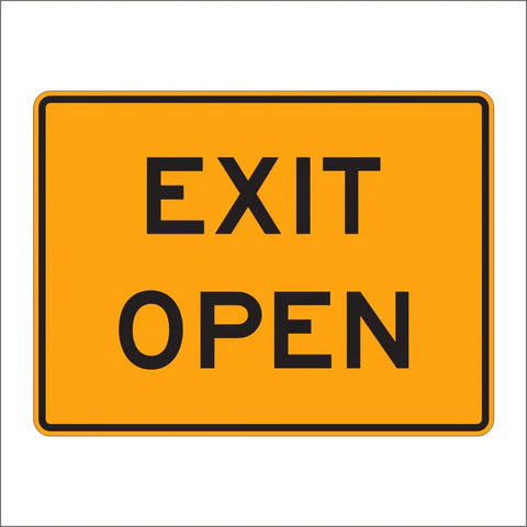 E5-2 Exit Open Sign