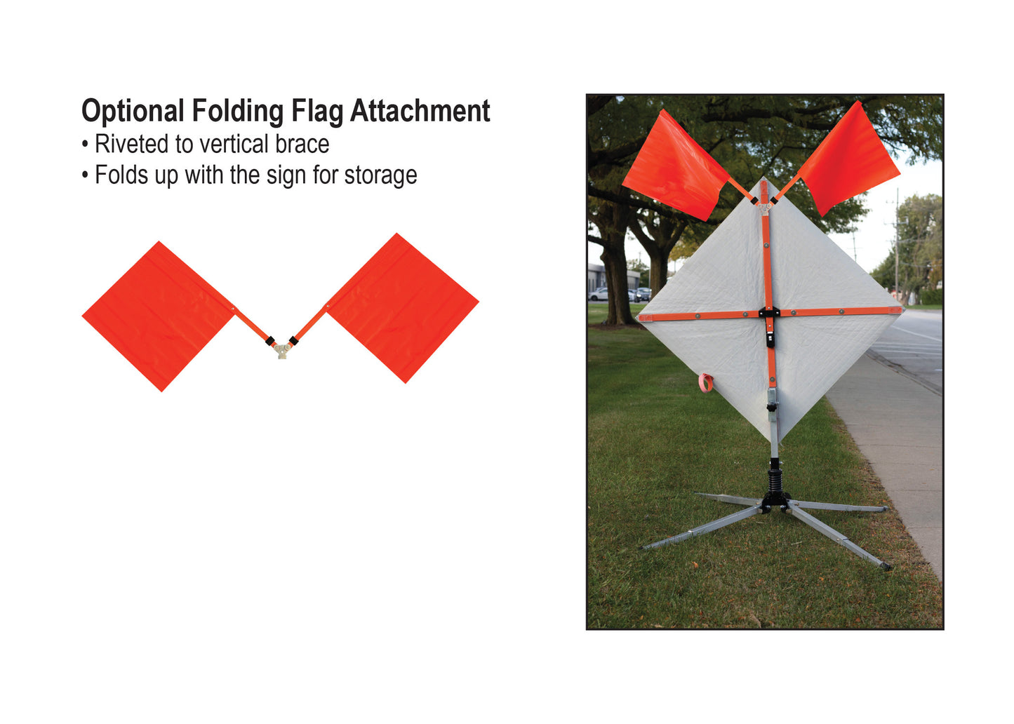 Snap N Pack Foldable Roll-Up Sign