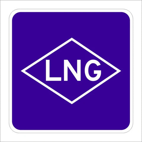 G66-22B (CA) Liquified Natural Gas Sign