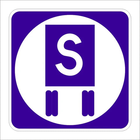 G66-55 (CA) STAA Truck Service Sign