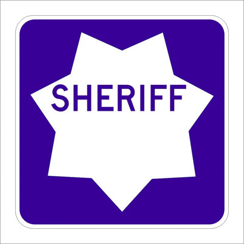 G66-61 (CA) Sheriff Sign