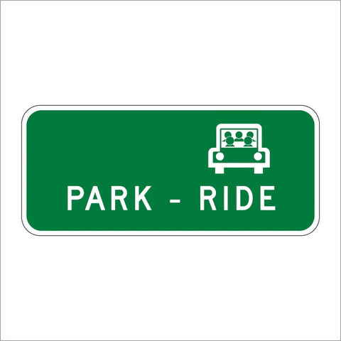 G95A (CA) Park-Ride (Vehicle Symbol) Sign