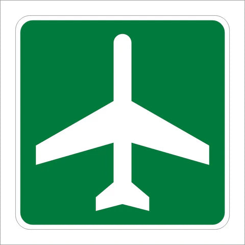 I-5 Airport Symbol Sign