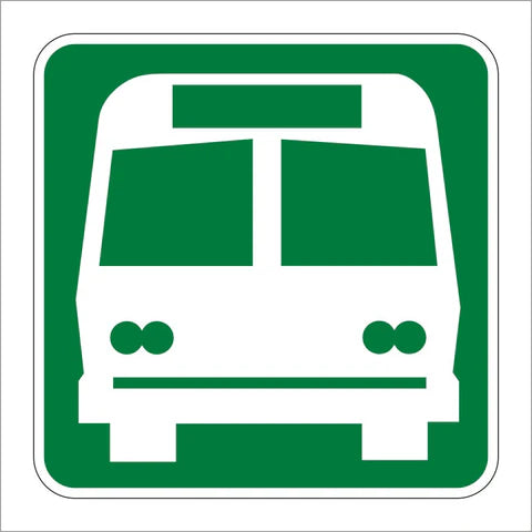 I-6 Bus Station Symbol Sign