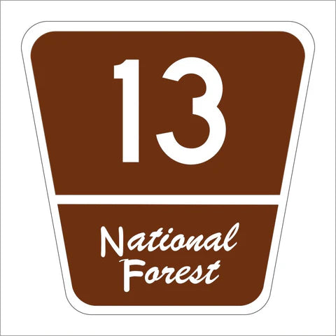 M1-7 National Forest Route Sign