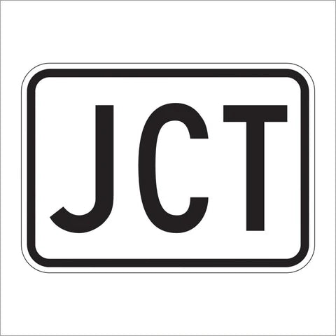 M2-1 Junction Auxiliary Sign