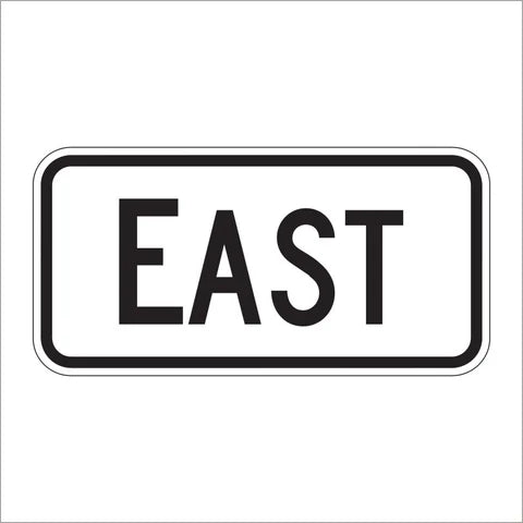 M3-2 East Directional Auxiliary Sign