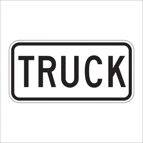 M4-4 Truck Route Auxiliary Sign