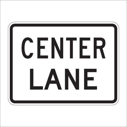 M5-5 Center Lane Sign