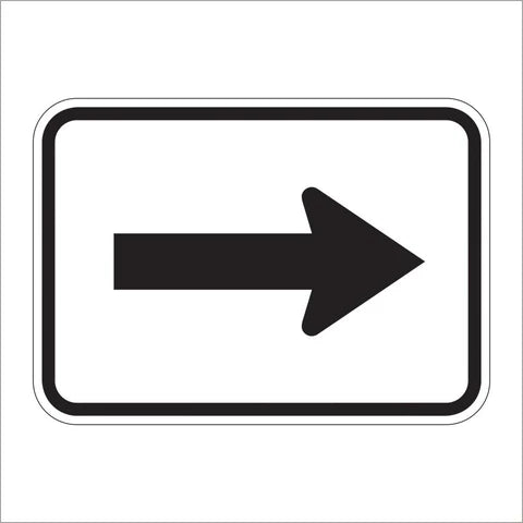 M6-1 Arrow Auxiliary Sign