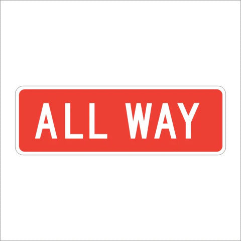 R1-3P All Way Sign